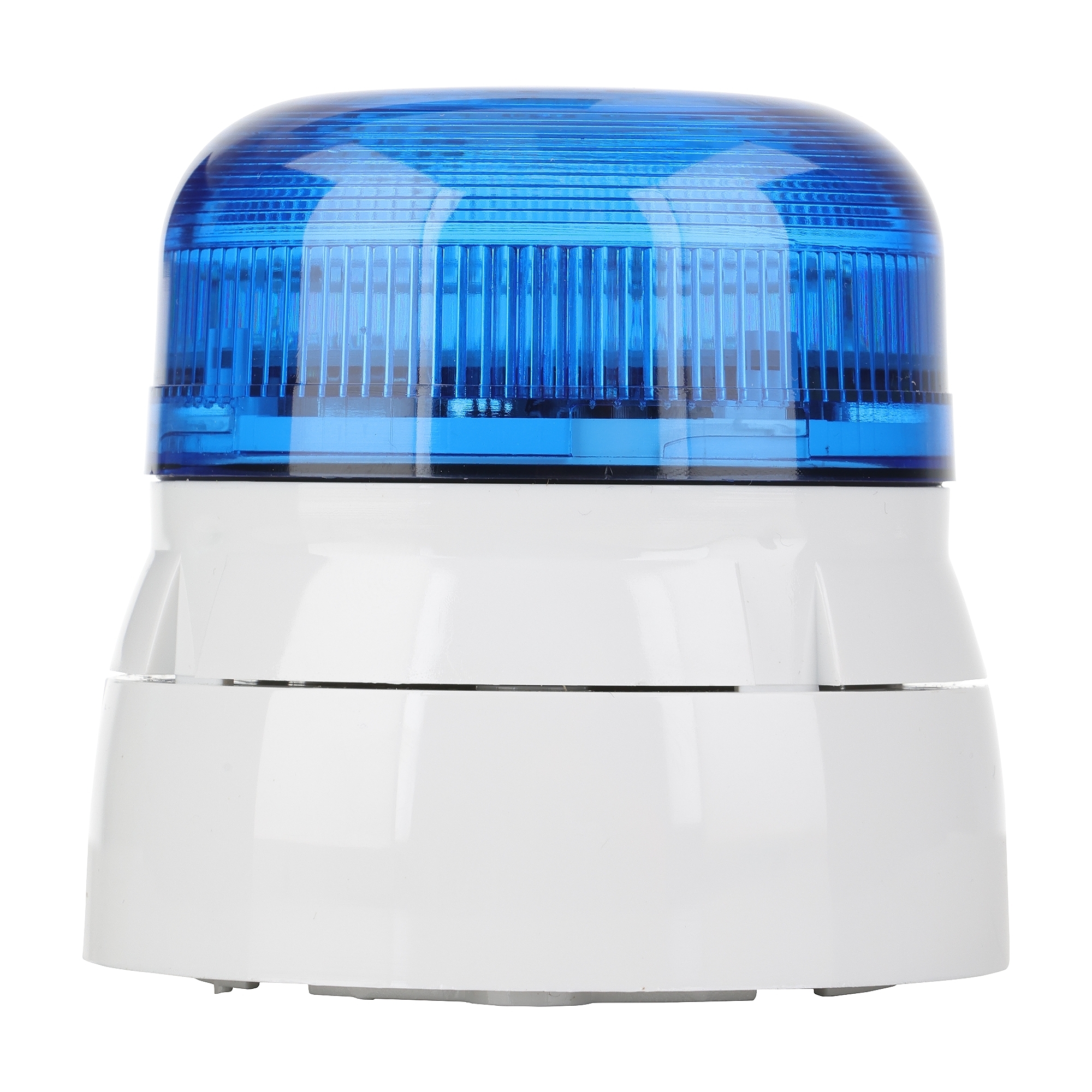 Flashing blue beacon deals light