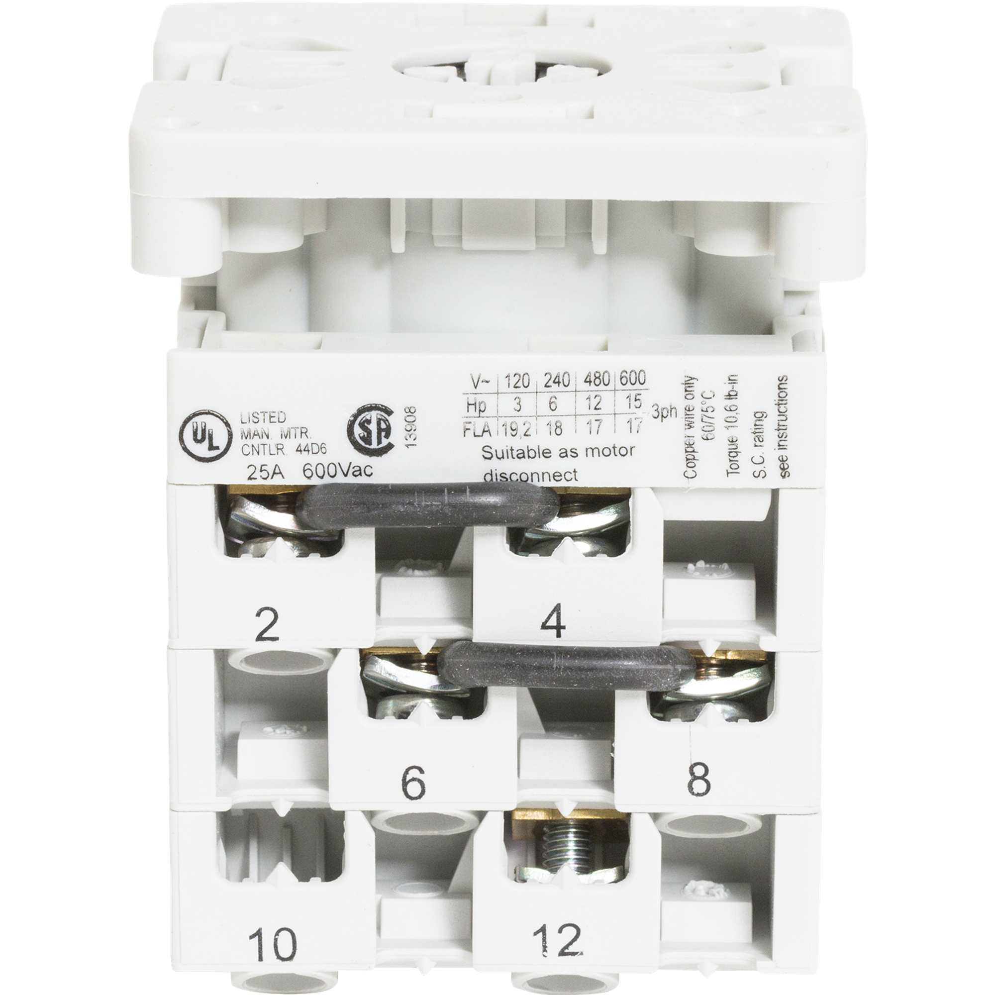 Sprecher and Schuh L2 Cam Switch Switch Body 3 Pole Reversing 25A