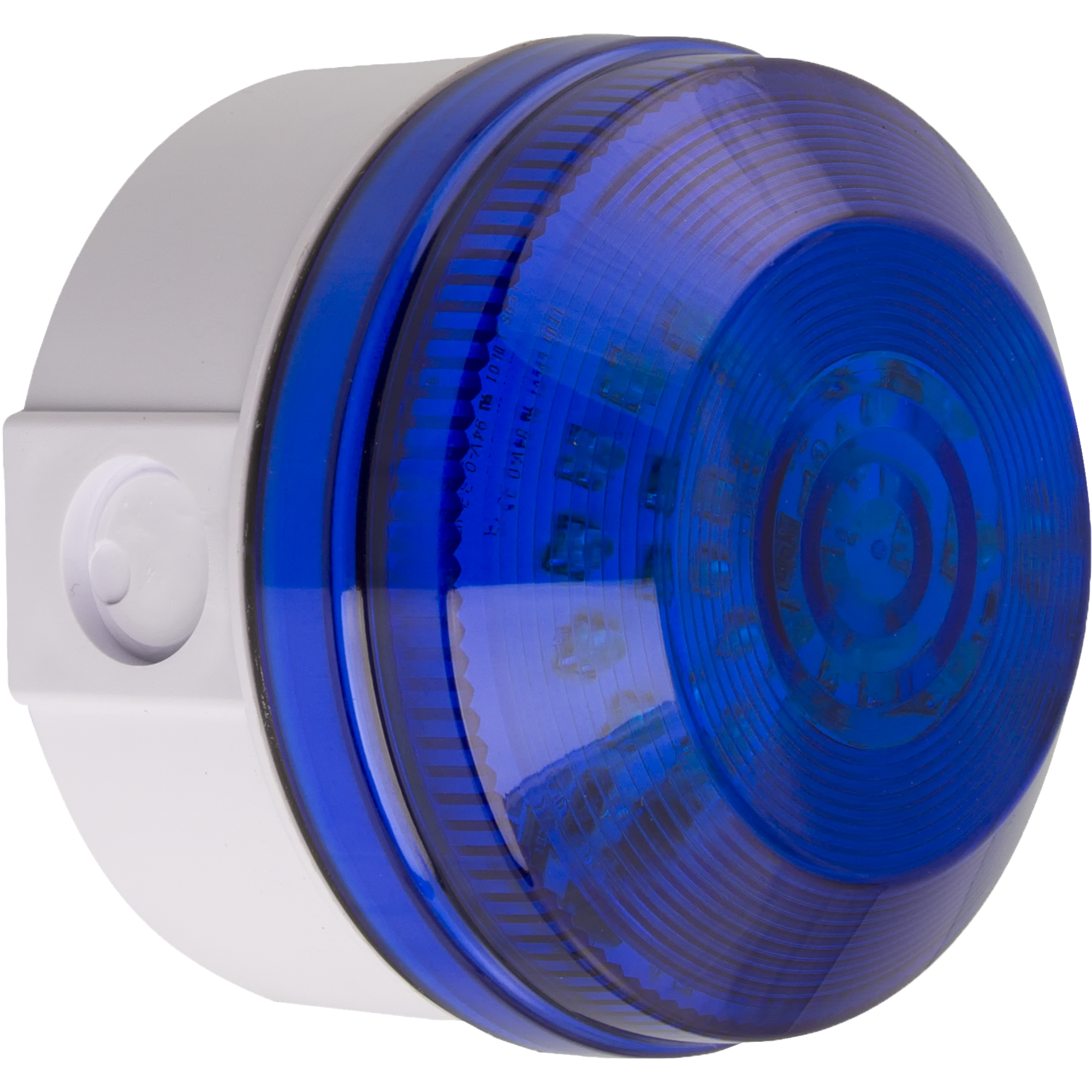 Flashing blue online beacon light