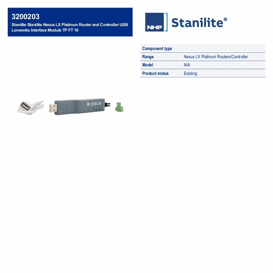 Stanilite Stanilite Nexus LX Platinum Router and Controller USB
