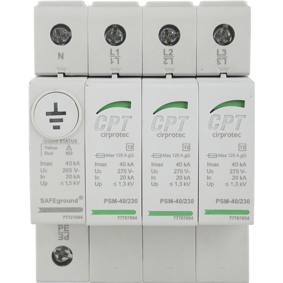 Cirprotec PSM Surge Protection Device Type 2 3 Phase L-L & L-N & N 