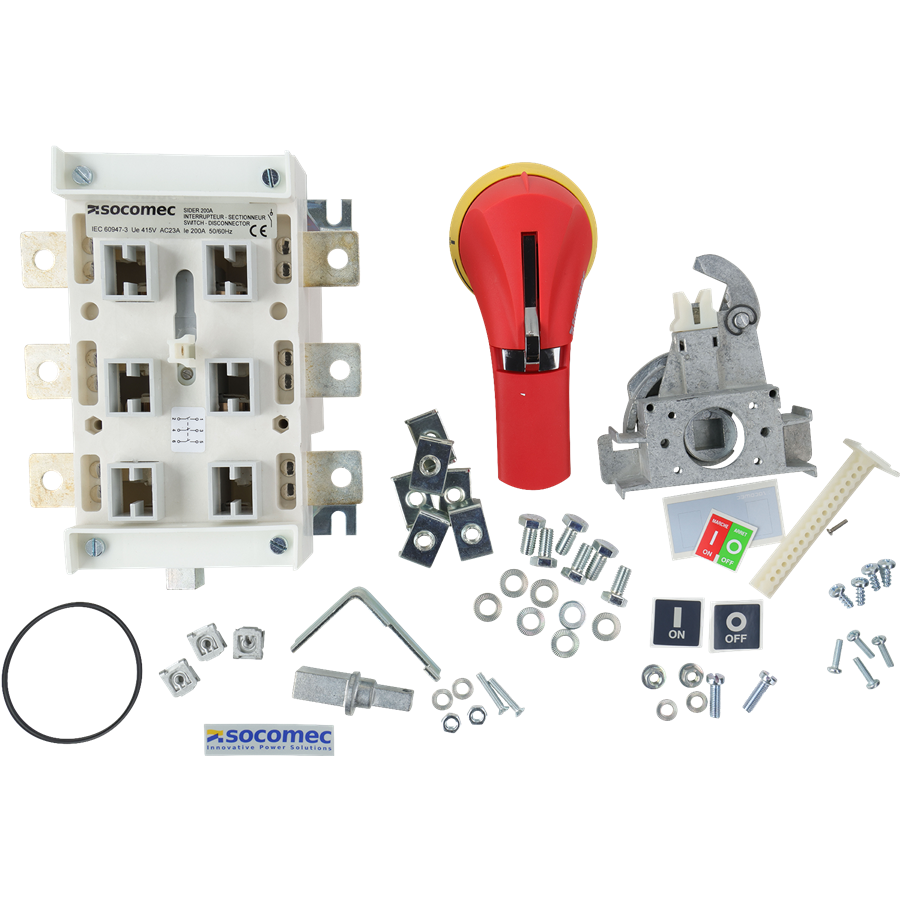 Socomec 32BR Load Break Switch kit w/ External Side Op. Handle and