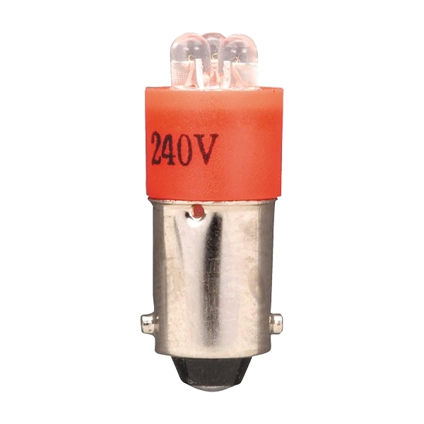 LED-Röhrenform 9x26mm Ba9s 12-30VAC/DC 0,2W 16Lm rot 31607, 1,95 €