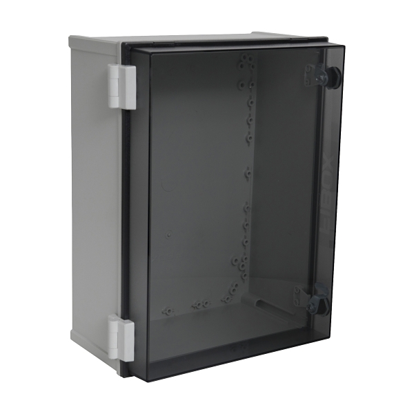 Fibox CAB Enclosure Wall Mount PC IP65 W400 X H500 X D200mm With Lock Clear