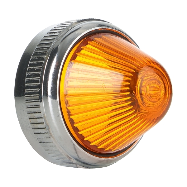 Austrol N100 Pilot Light Lens Push to Test Amber Polycarbonate Beehive ...