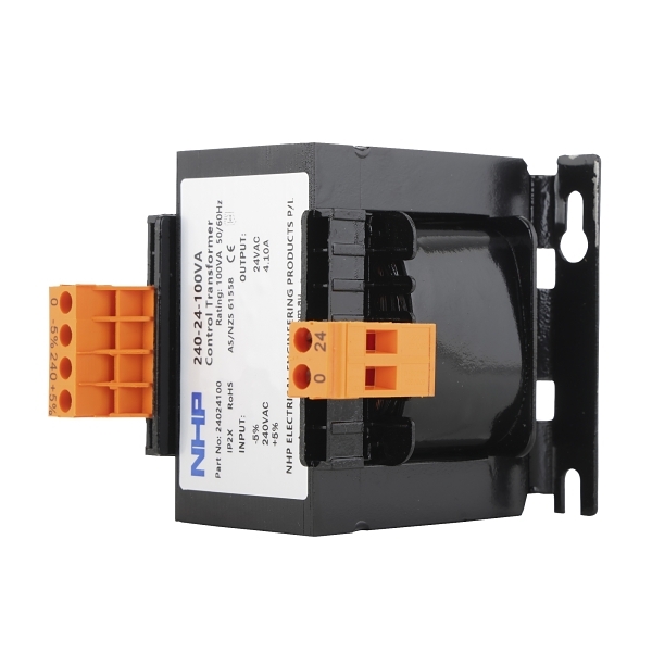 NHP Control Transformer 240V AC To 24V AC 100VA