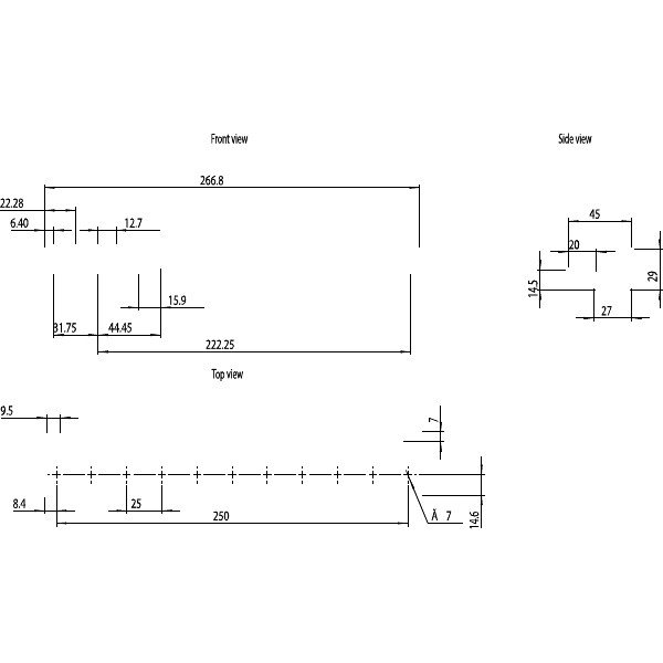 nVent HOFFMAN MCS/MCD/MCSS/MCDS FS 19 Inch Profiles Partial Height 18RU ...