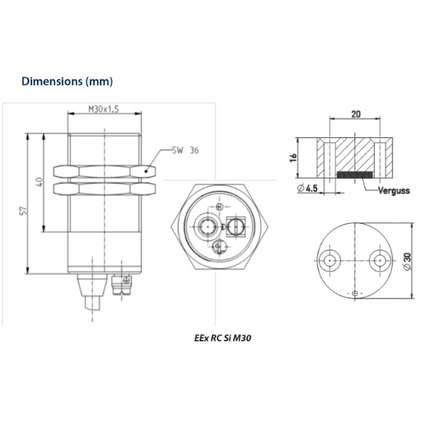 Steute HAE Limit Switch Ex 1,2,21,22 Magnetic Coded Safety Sensor 1NC ...