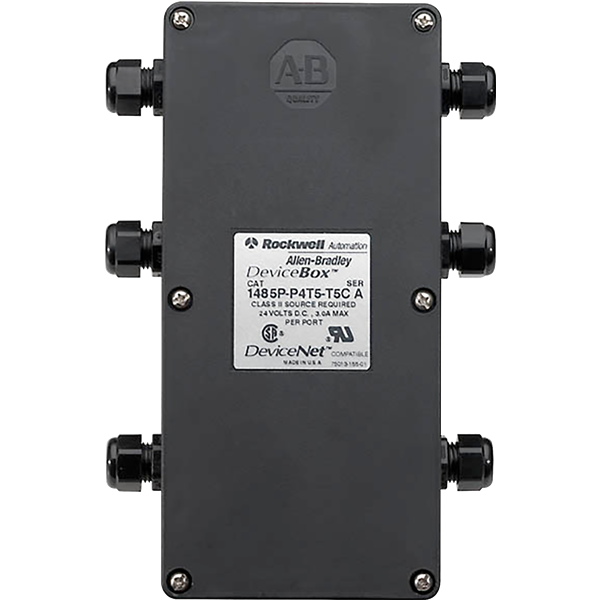 Allen-Bradley 1485 DeviceNet Devicebox 2 Port Trunk Thin Drop Thin