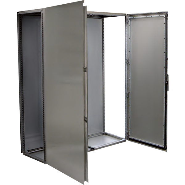 nVent HOFFMAN MCSS and MCDS Stainless Steel Bayable Floor Standing Enclosures