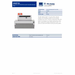 Allen-Bradley FLEX 5000 IO Removable Terminal Block Detector Screw